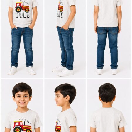 white tractor shirt